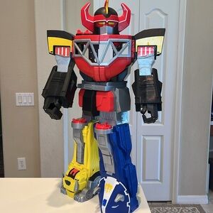 Vintage Imaginext Power Ranger Morphin Megazord with accessories